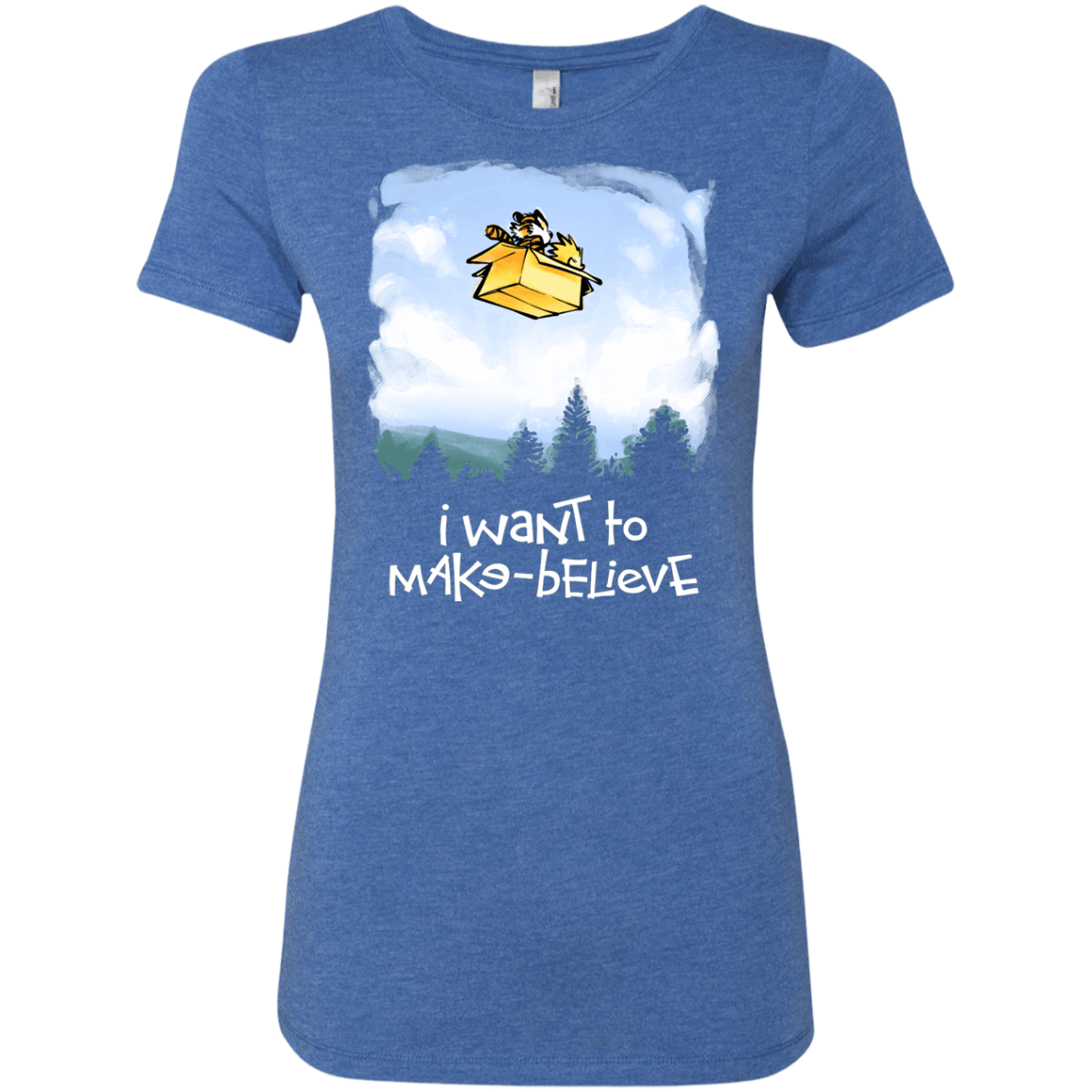 T-Shirts Vintage Royal / S Make Believe Women's Triblend T-Shirt