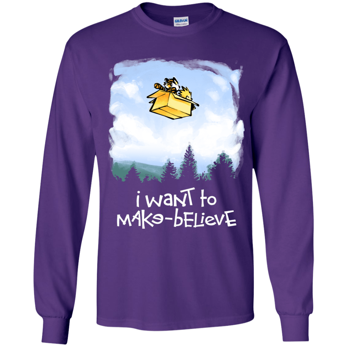 T-Shirts Purple / YS Make Believe Youth Long Sleeve T-Shirt