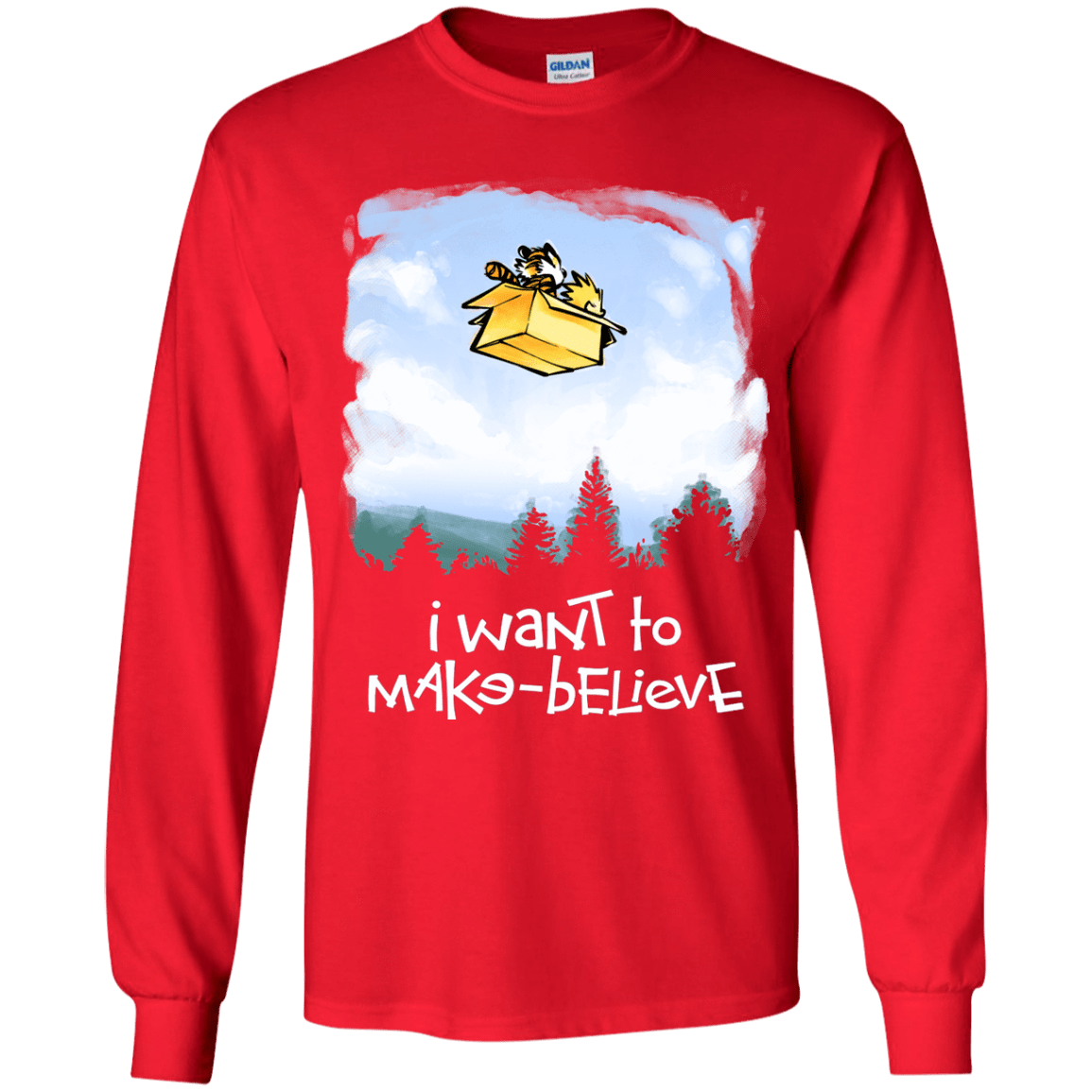 T-Shirts Red / YS Make Believe Youth Long Sleeve T-Shirt