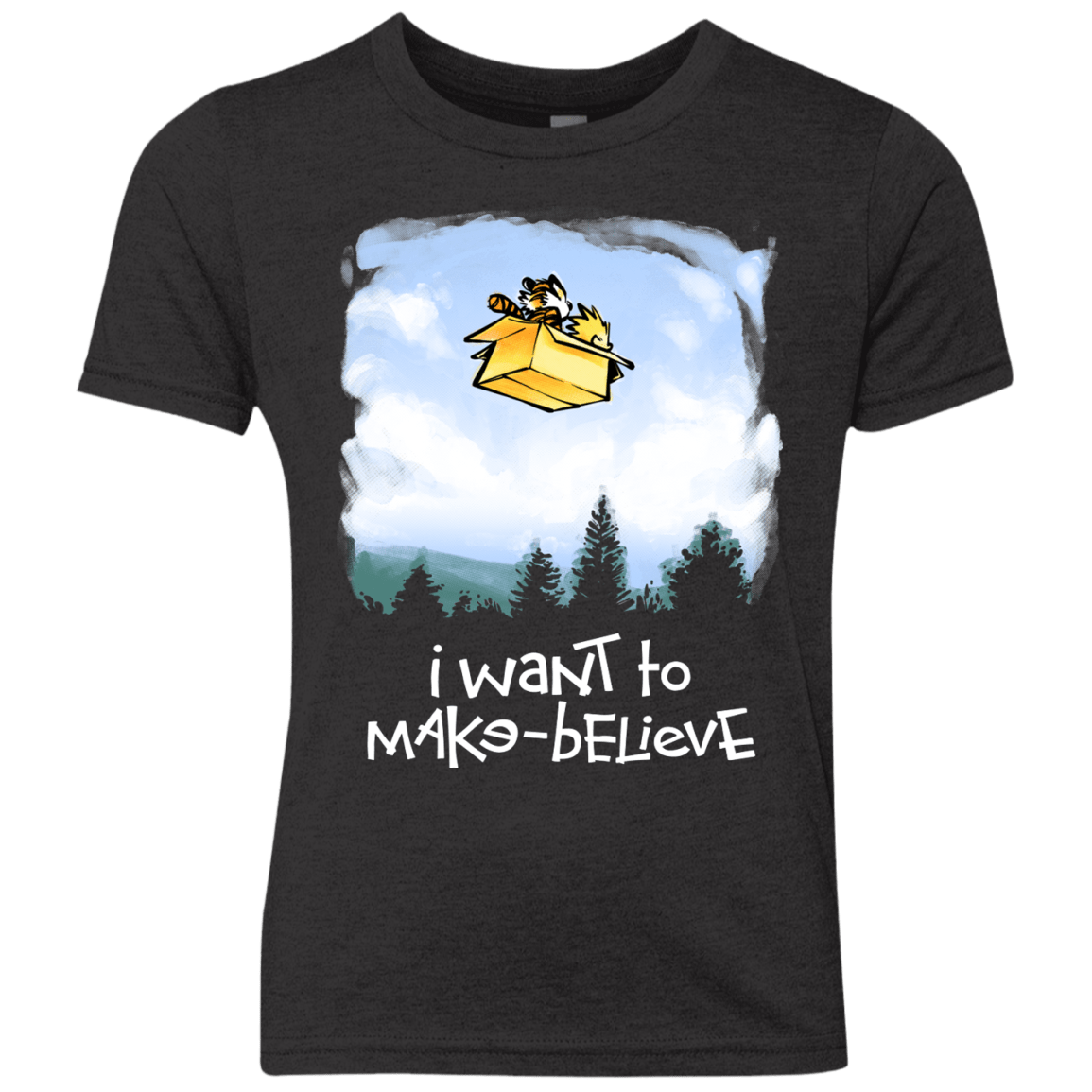 T-Shirts Vintage Black / YXS Make Believe Youth Triblend T-Shirt