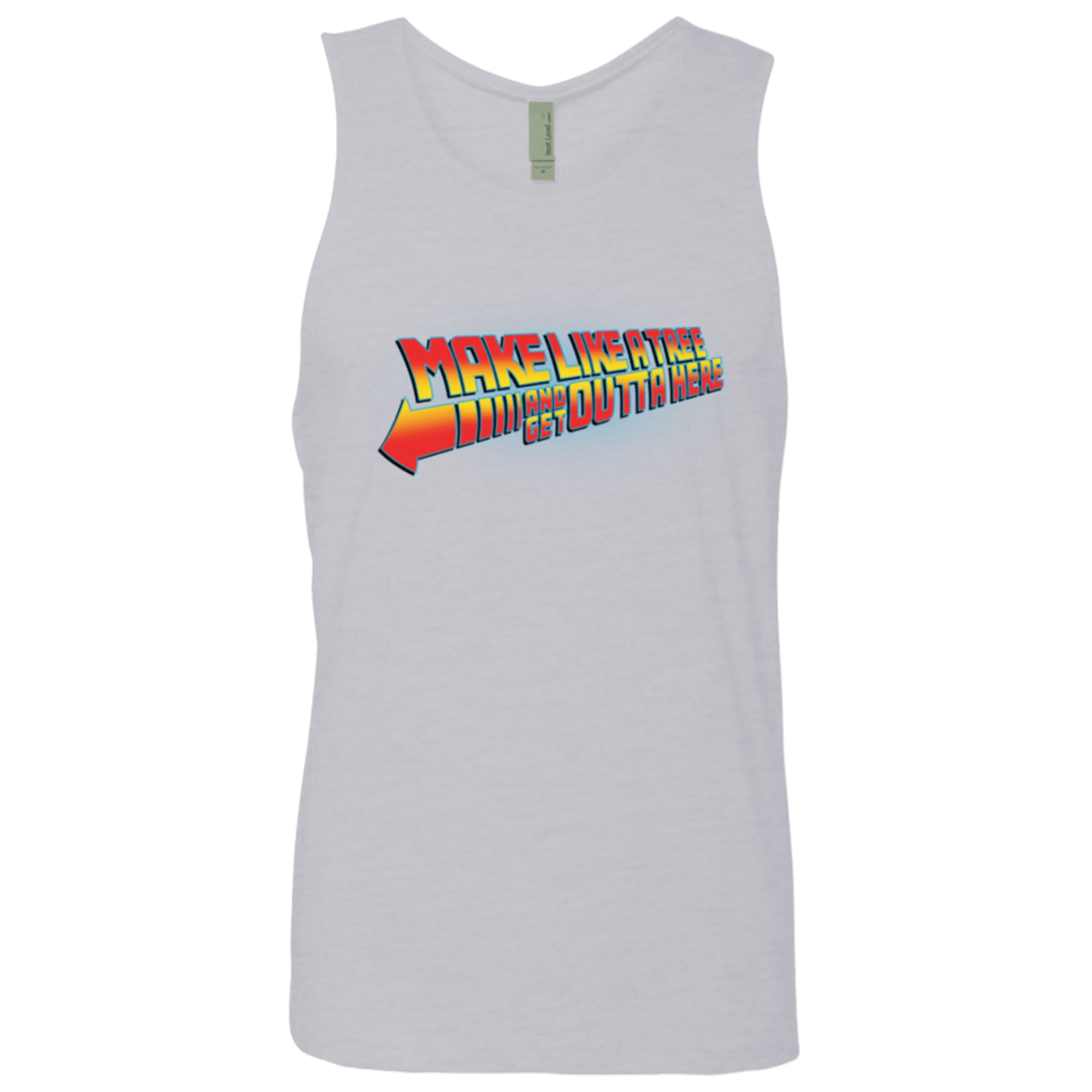 T-Shirts Heather Grey / Small Make Like A Tree Men's Premium Tank Top