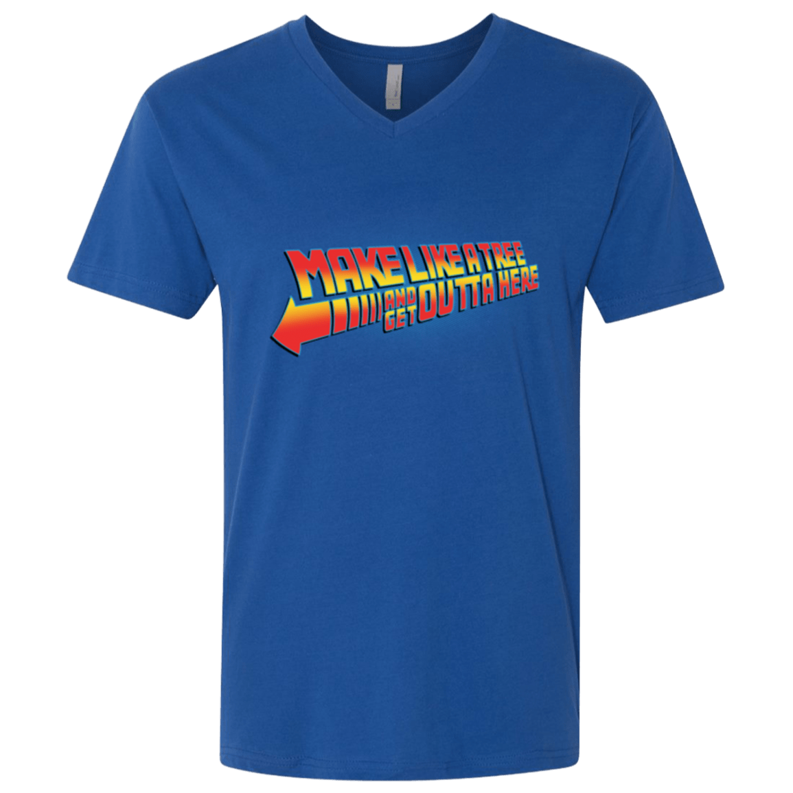 T-Shirts Royal / X-Small Make Like A Tree Men's Premium V-Neck