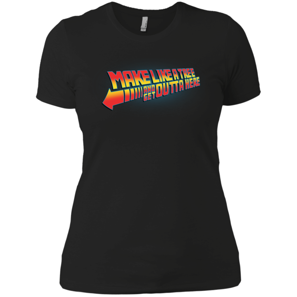 T-Shirts Black / X-Small Make Like A Tree Women's Premium T-Shirt