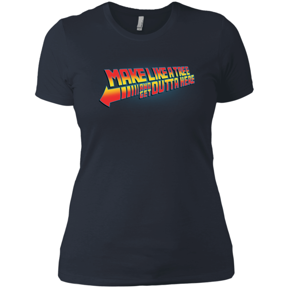 T-Shirts Indigo / X-Small Make Like A Tree Women's Premium T-Shirt