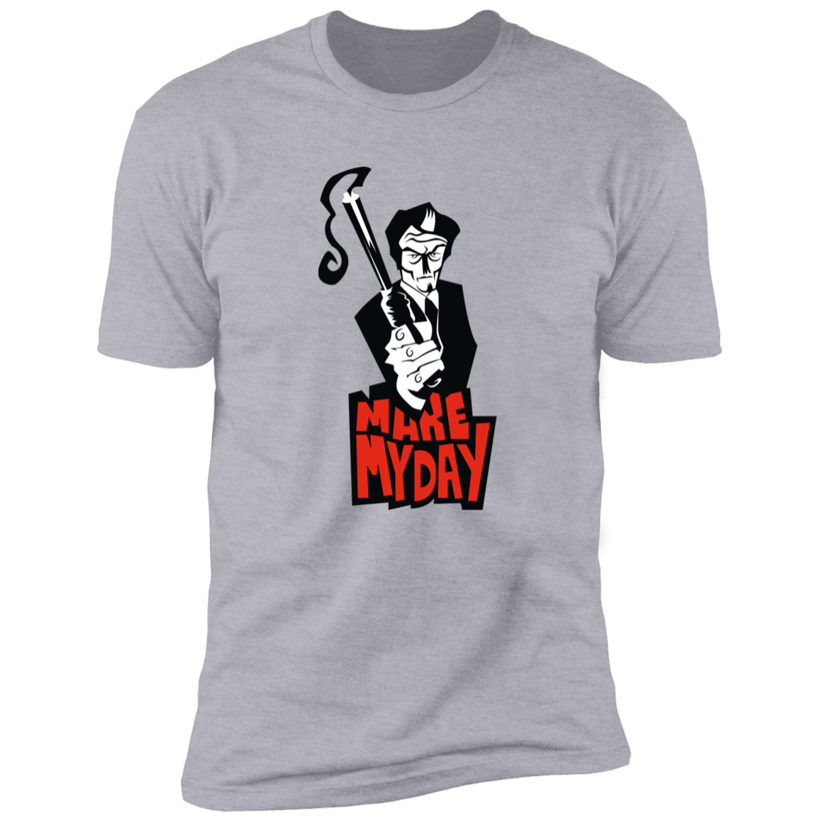 T-Shirts Heather Grey / S Make My Day Men's Premium T-Shirt