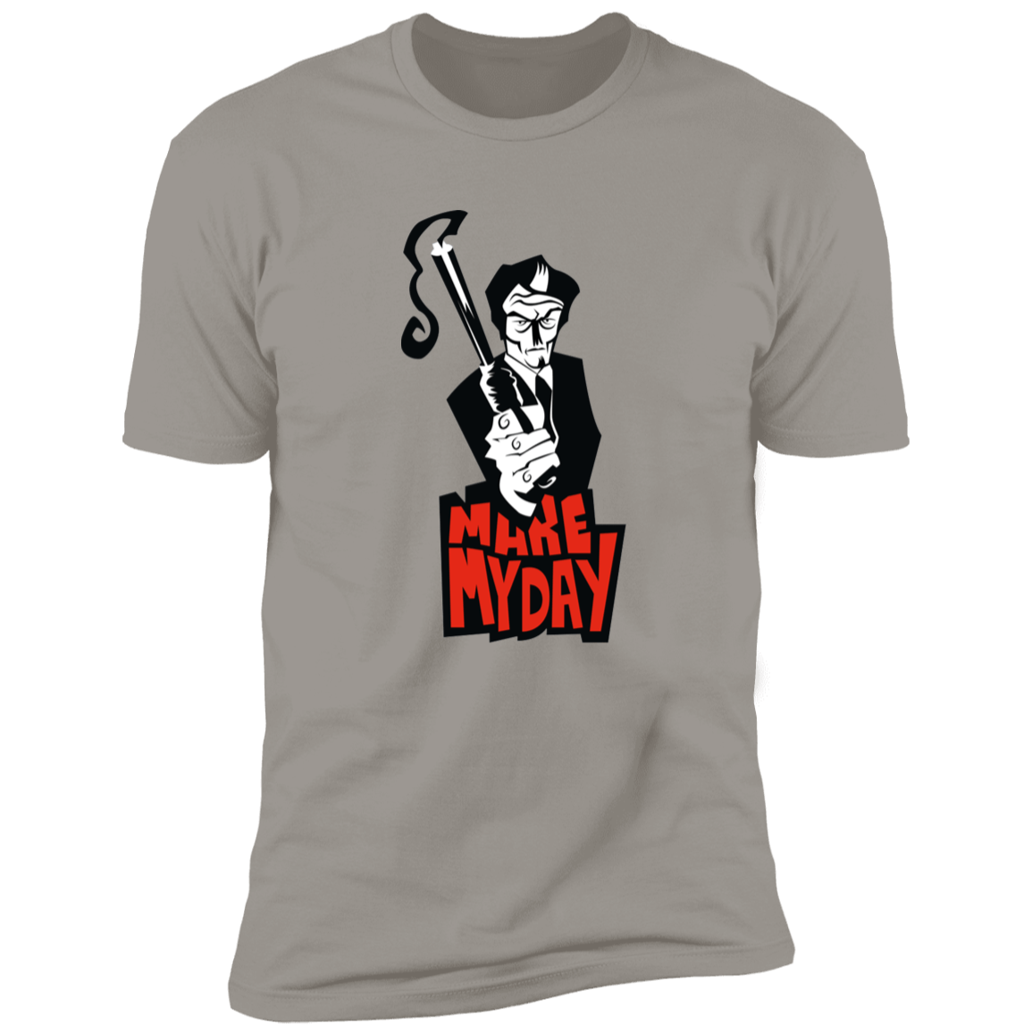 T-Shirts Light Grey / S Make My Day Men's Premium T-Shirt