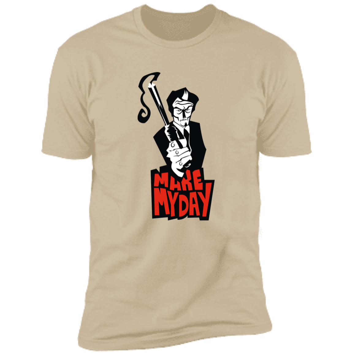 T-Shirts Sand / S Make My Day Men's Premium T-Shirt