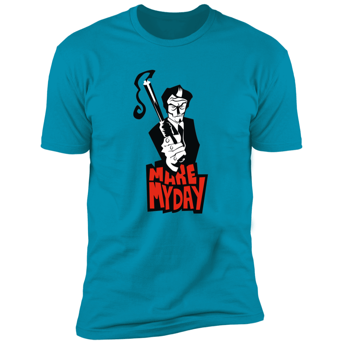 T-Shirts Turquoise / S Make My Day Men's Premium T-Shirt