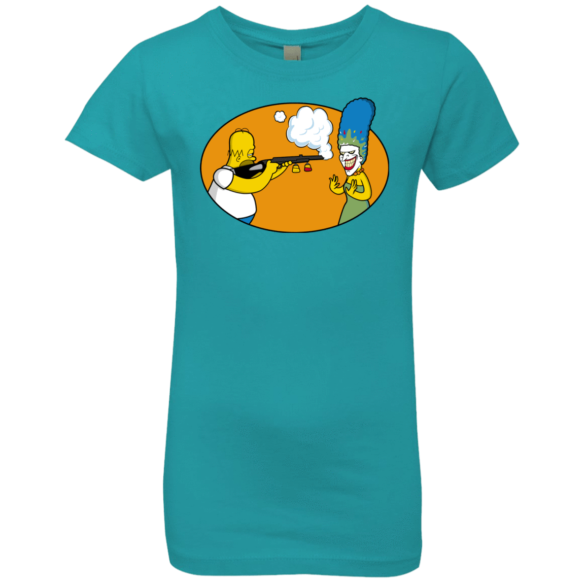 T-Shirts Tahiti Blue / YXS Make Up Gun Girls Premium T-Shirt