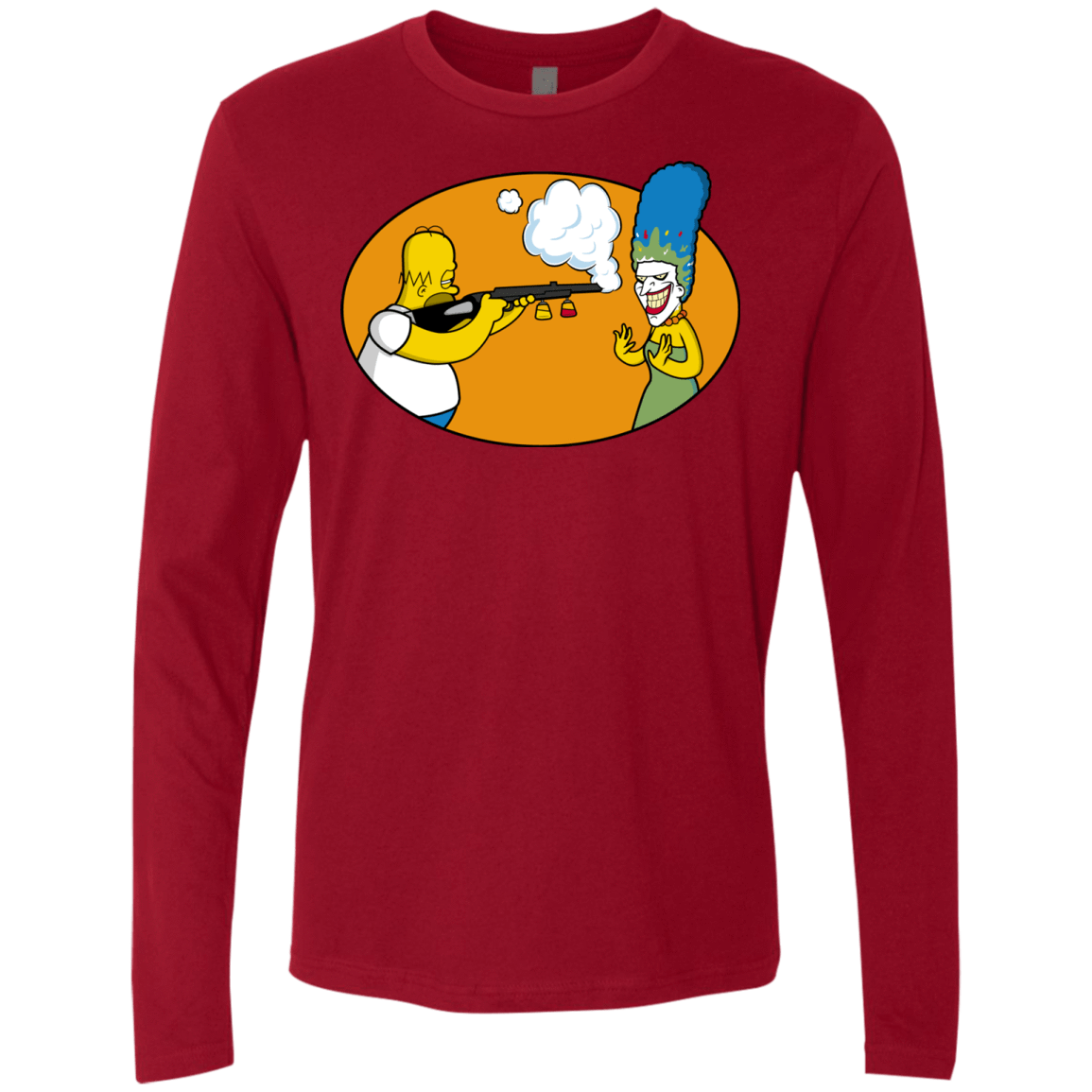 T-Shirts Cardinal / Small Make Up Gun Men's Premium Long Sleeve