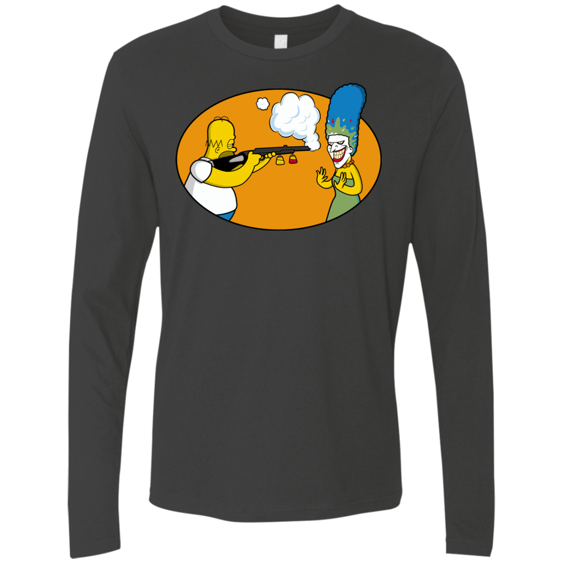 T-Shirts Heavy Metal / Small Make Up Gun Men's Premium Long Sleeve