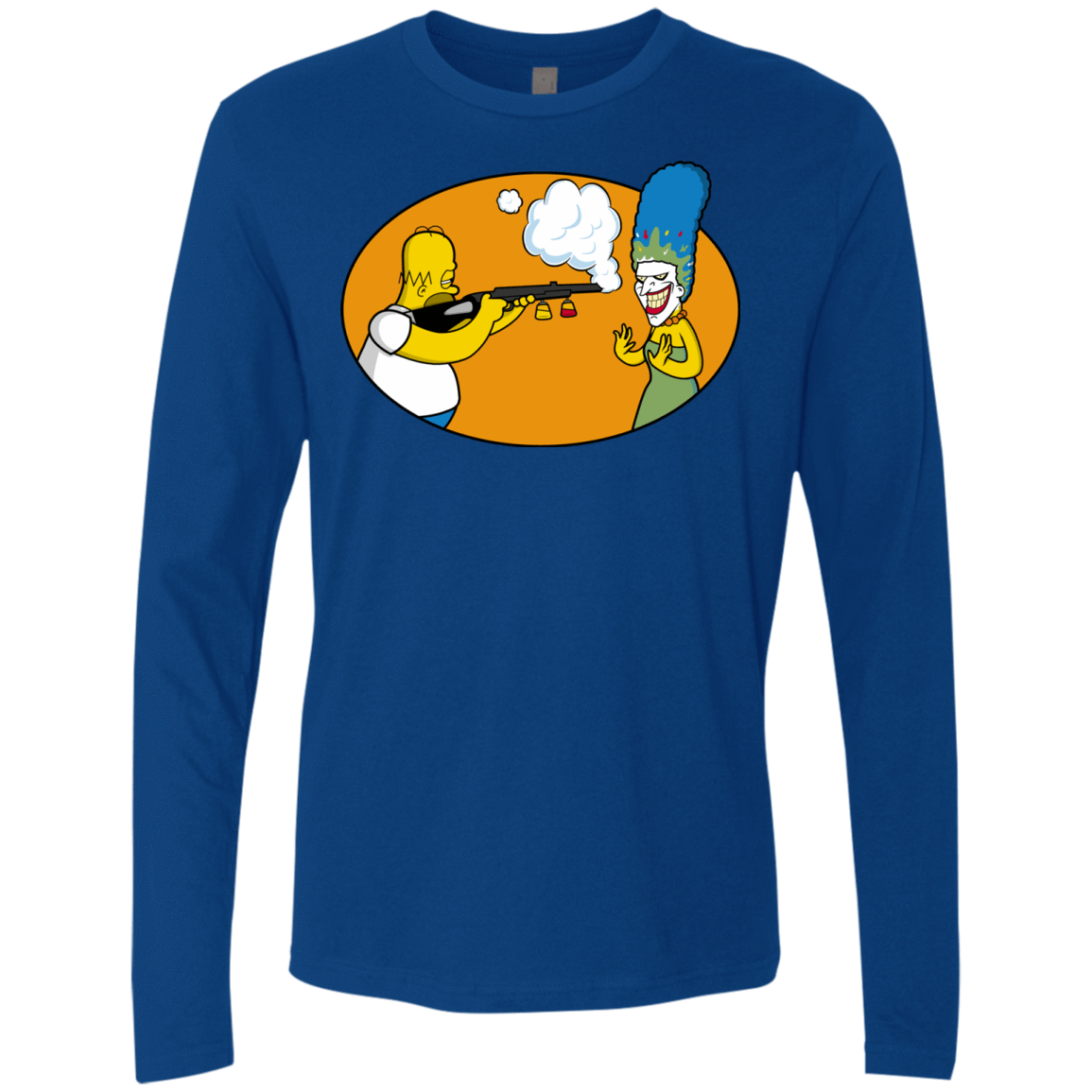 T-Shirts Royal / Small Make Up Gun Men's Premium Long Sleeve