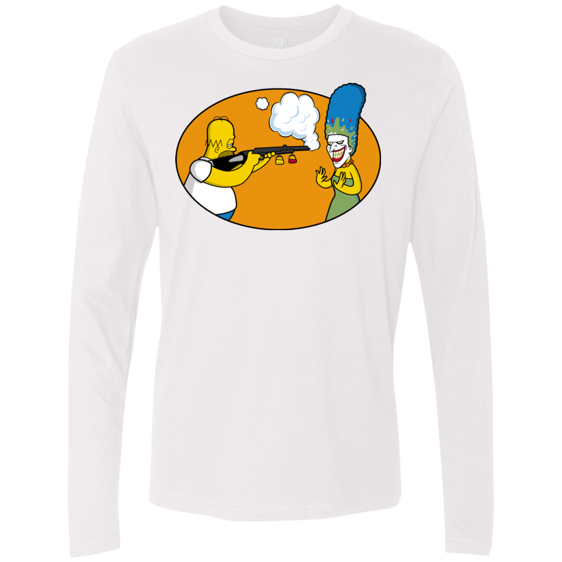 T-Shirts White / Small Make Up Gun Men's Premium Long Sleeve