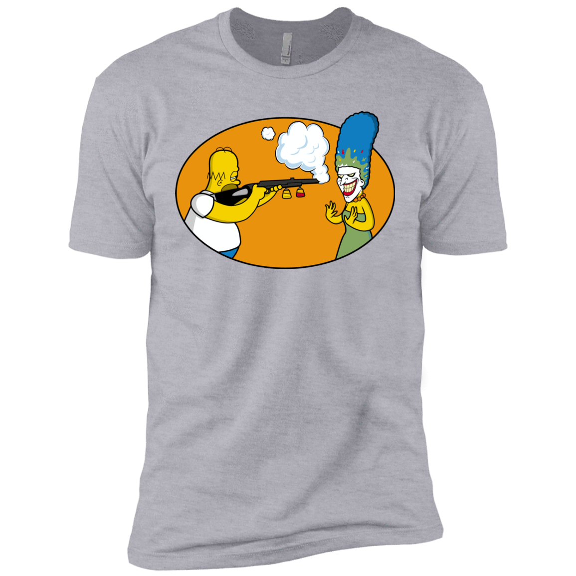 T-Shirts Heather Grey / X-Small Make Up Gun Men's Premium T-Shirt