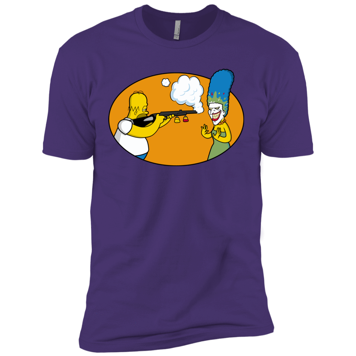 T-Shirts Purple Rush/ / X-Small Make Up Gun Men's Premium T-Shirt