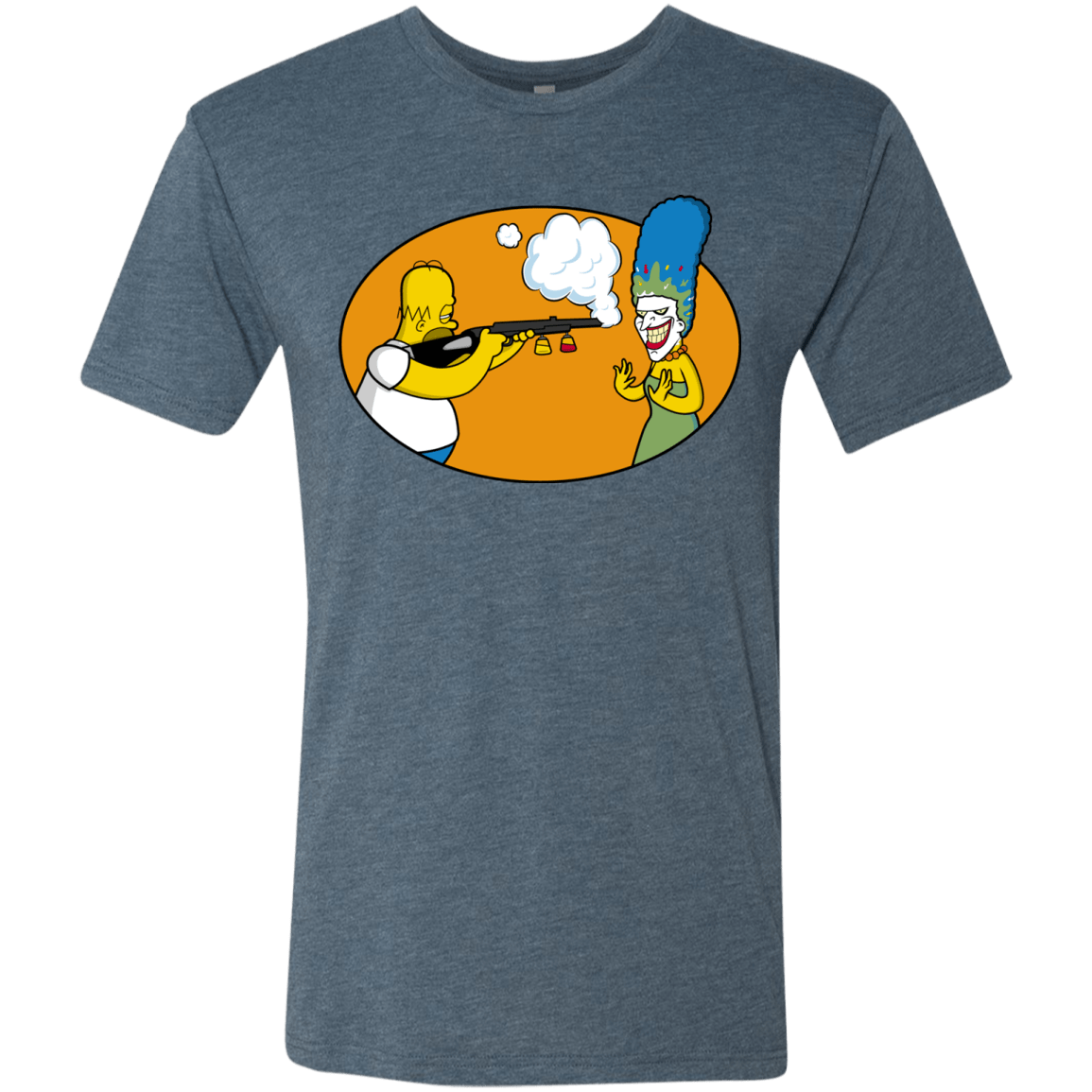 T-Shirts Indigo / Small Make Up Gun Men's Triblend T-Shirt