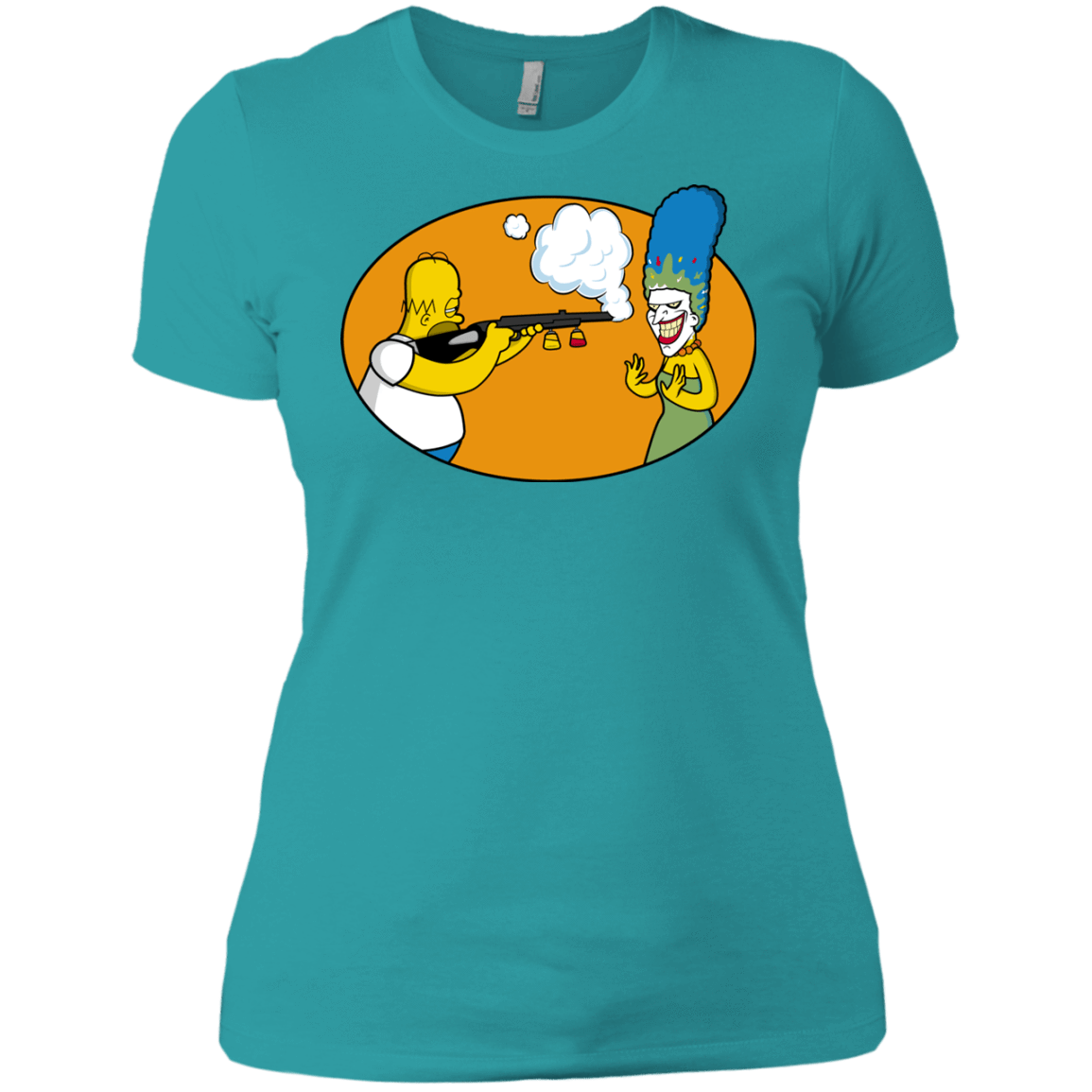 T-Shirts Tahiti Blue / X-Small Make Up Gun Women's Premium T-Shirt