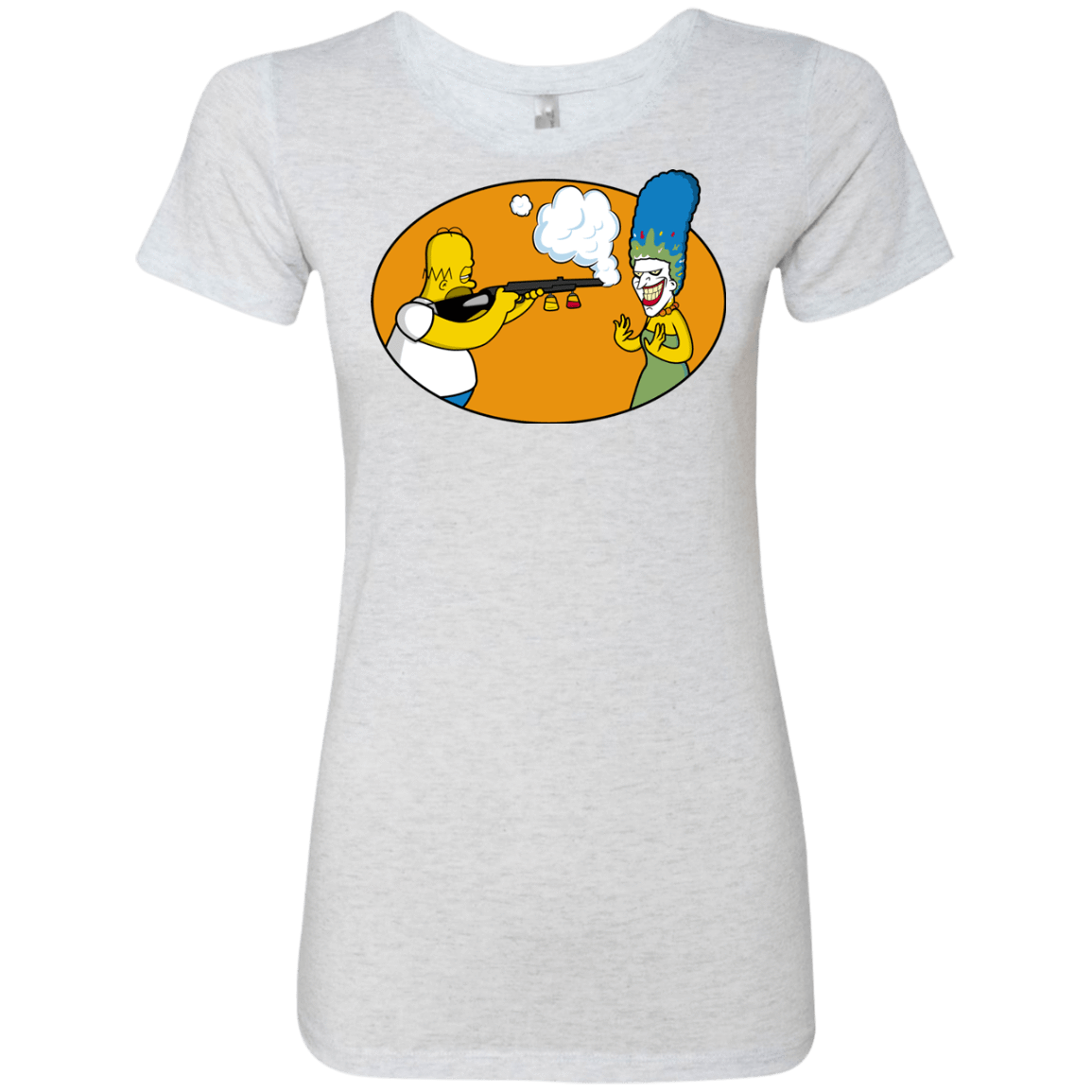 T-Shirts Heather White / Small Make Up Gun Women's Triblend T-Shirt