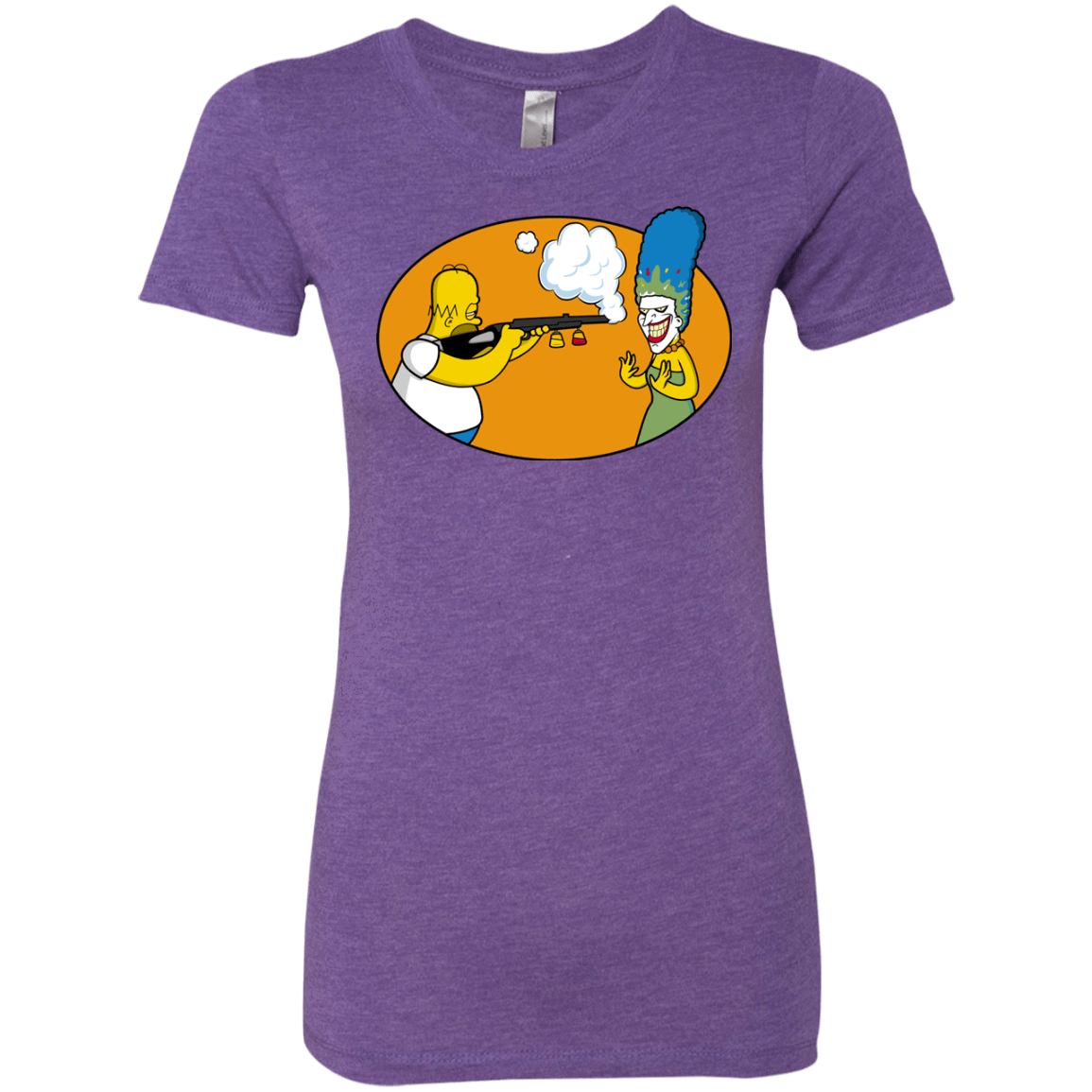 T-Shirts Purple Rush / Small Make Up Gun Women's Triblend T-Shirt