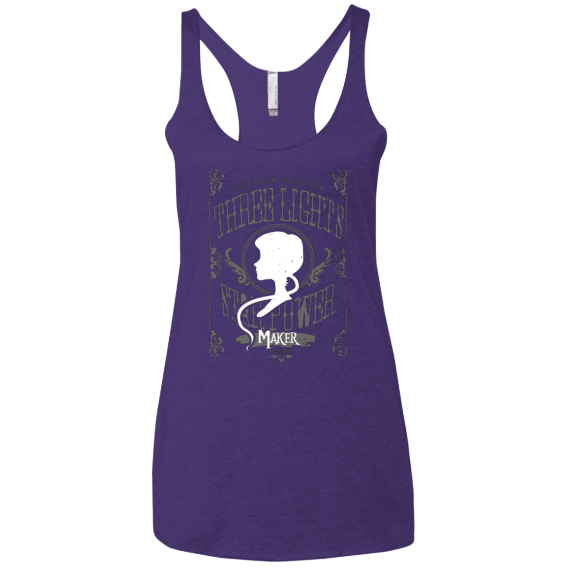 T-Shirts Purple / X-Small Maker Women's Triblend Racerback Tank