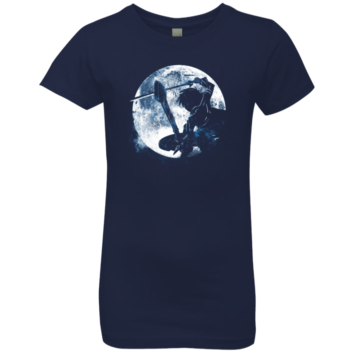T-Shirts Midnight Navy / YXS Male Gamer Moon Girls Premium T-Shirt