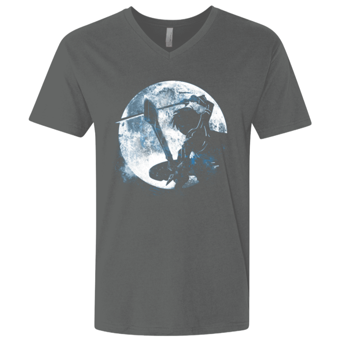 T-Shirts Heavy Metal / X-Small Male Gamer Moon Men's Premium V-Neck