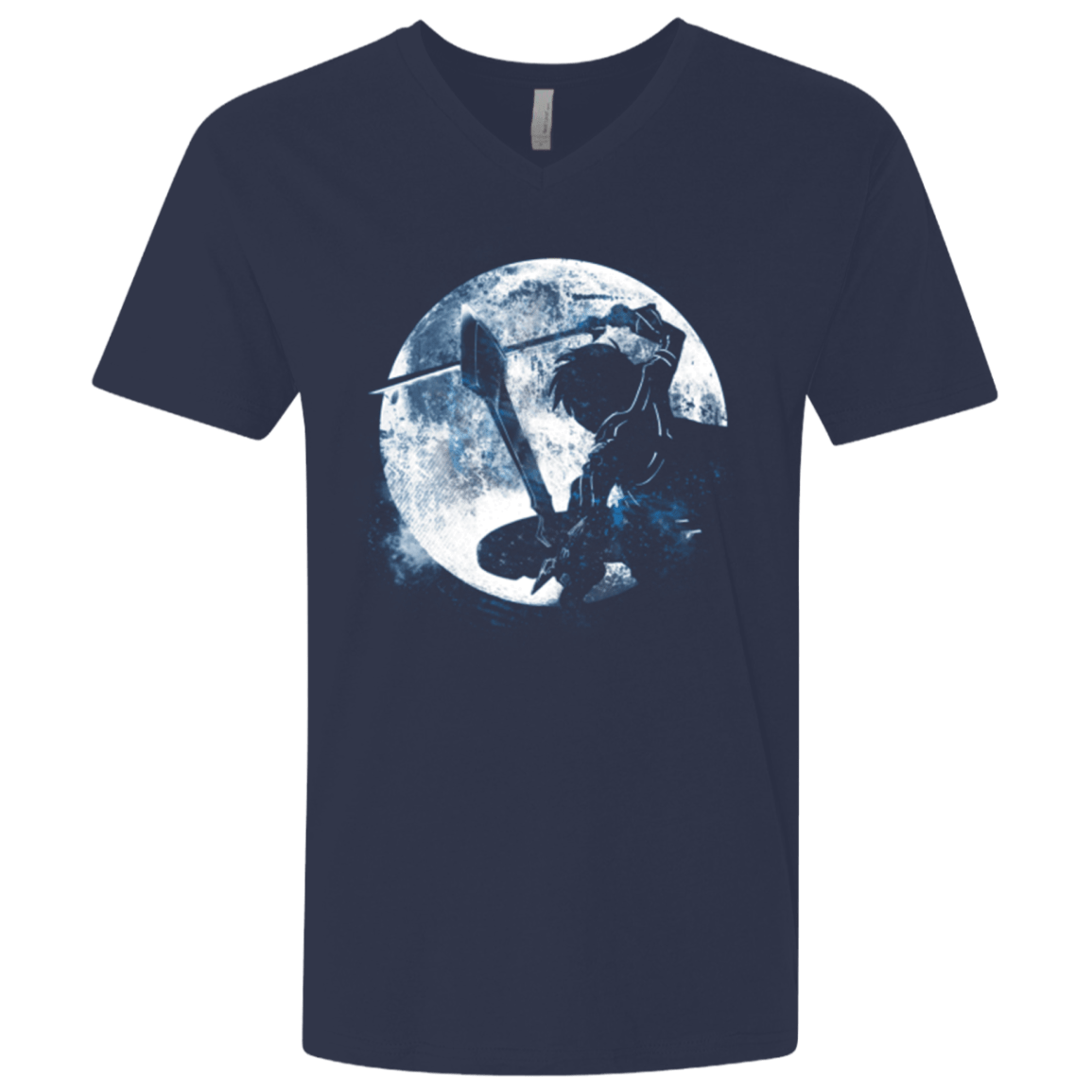T-Shirts Midnight Navy / X-Small Male Gamer Moon Men's Premium V-Neck