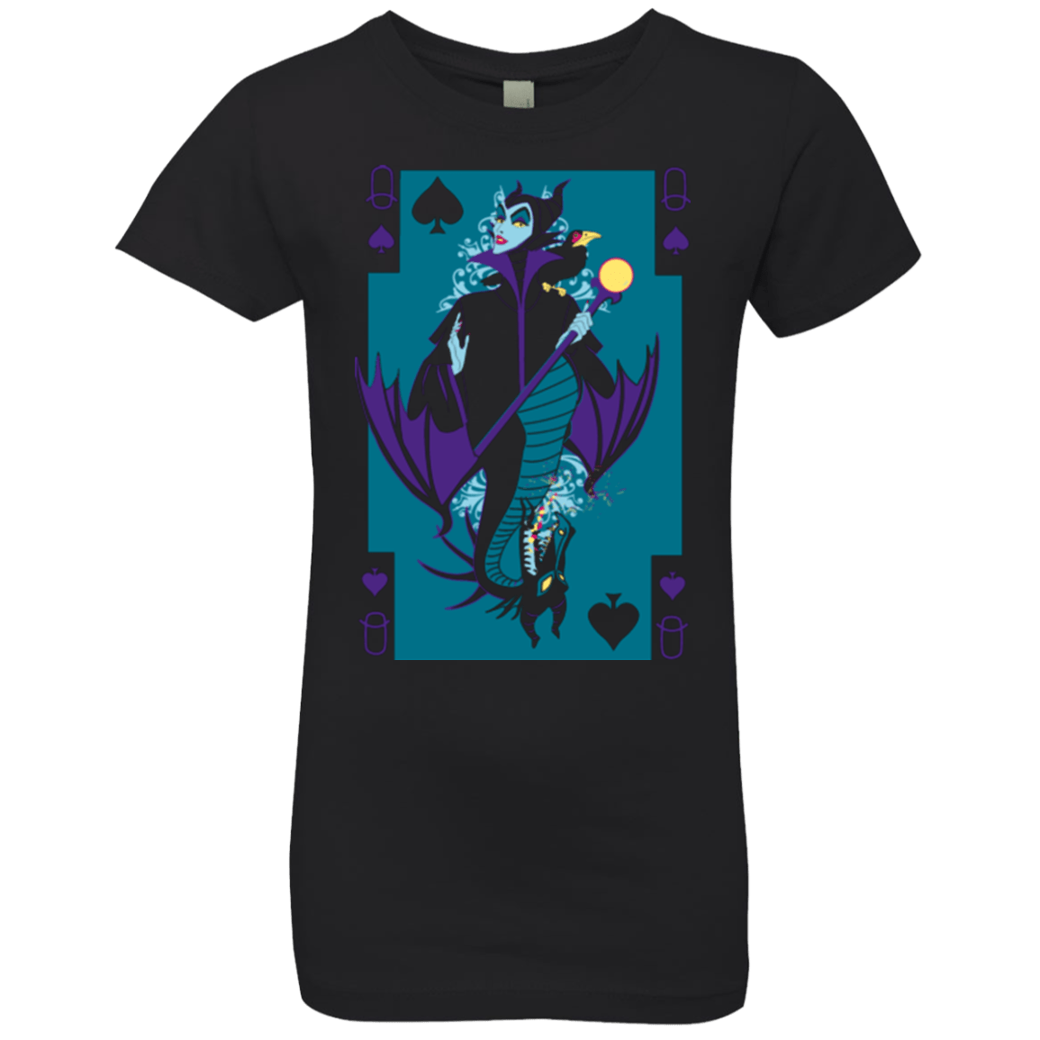 T-Shirts Black / YXS Maleficard Girls Premium T-Shirt
