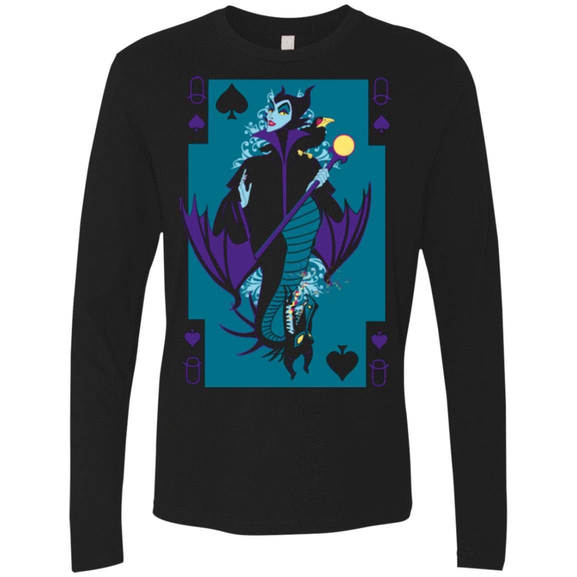 T-Shirts Black / Small Maleficard Men's Premium Long Sleeve