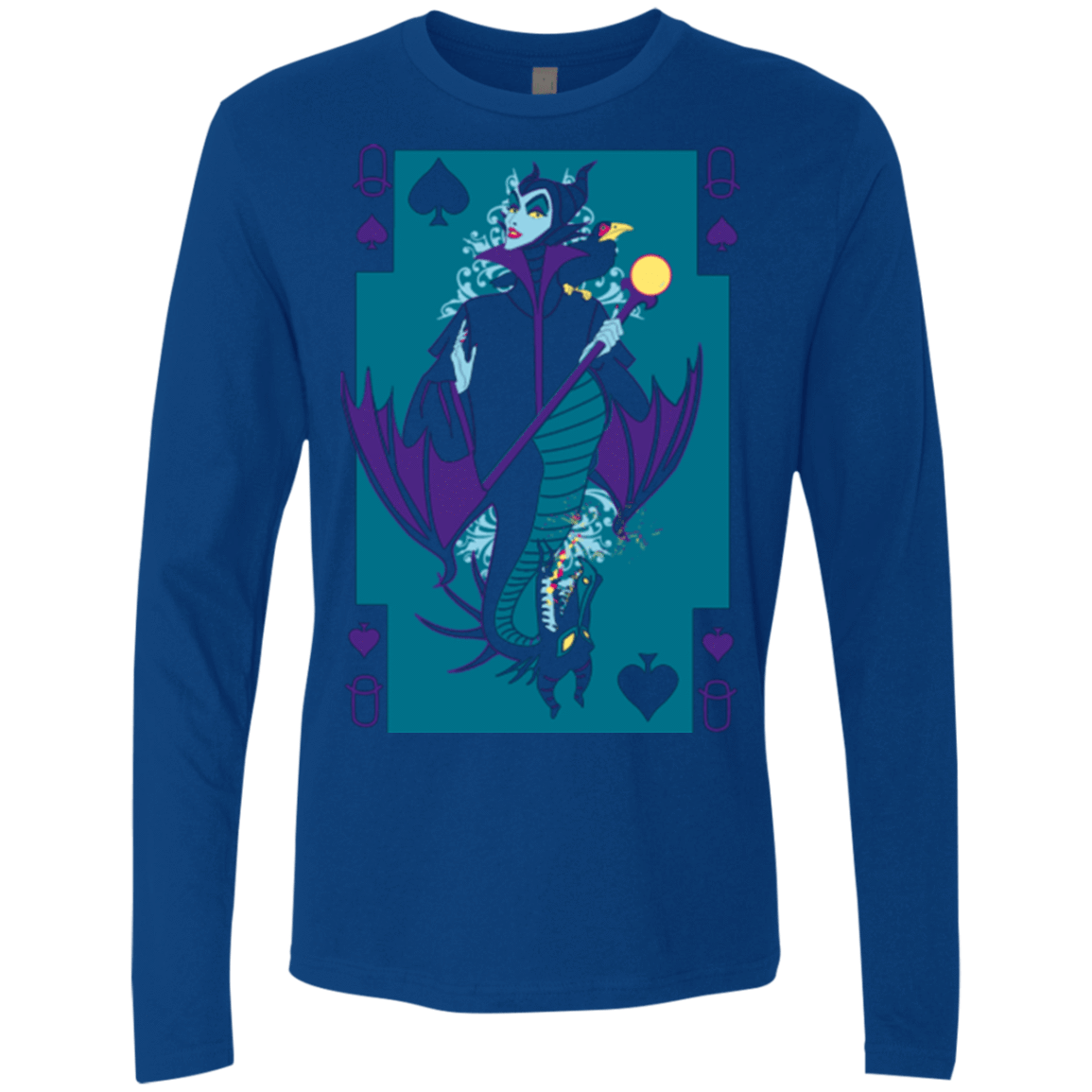 T-Shirts Royal / Small Maleficard Men's Premium Long Sleeve