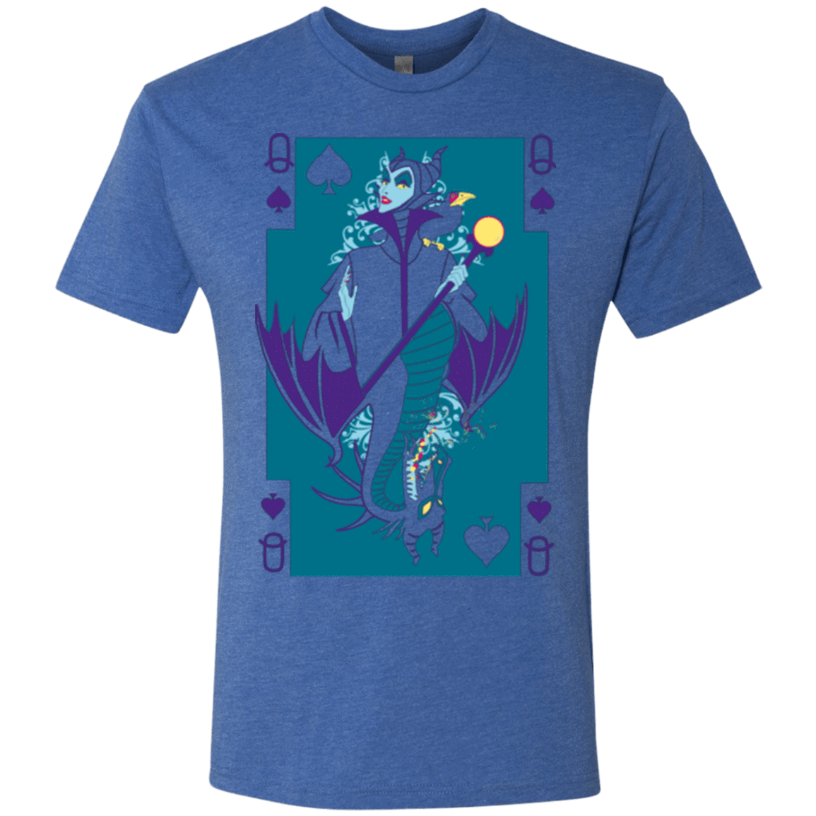 T-Shirts Vintage Royal / Small Maleficard Men's Triblend T-Shirt
