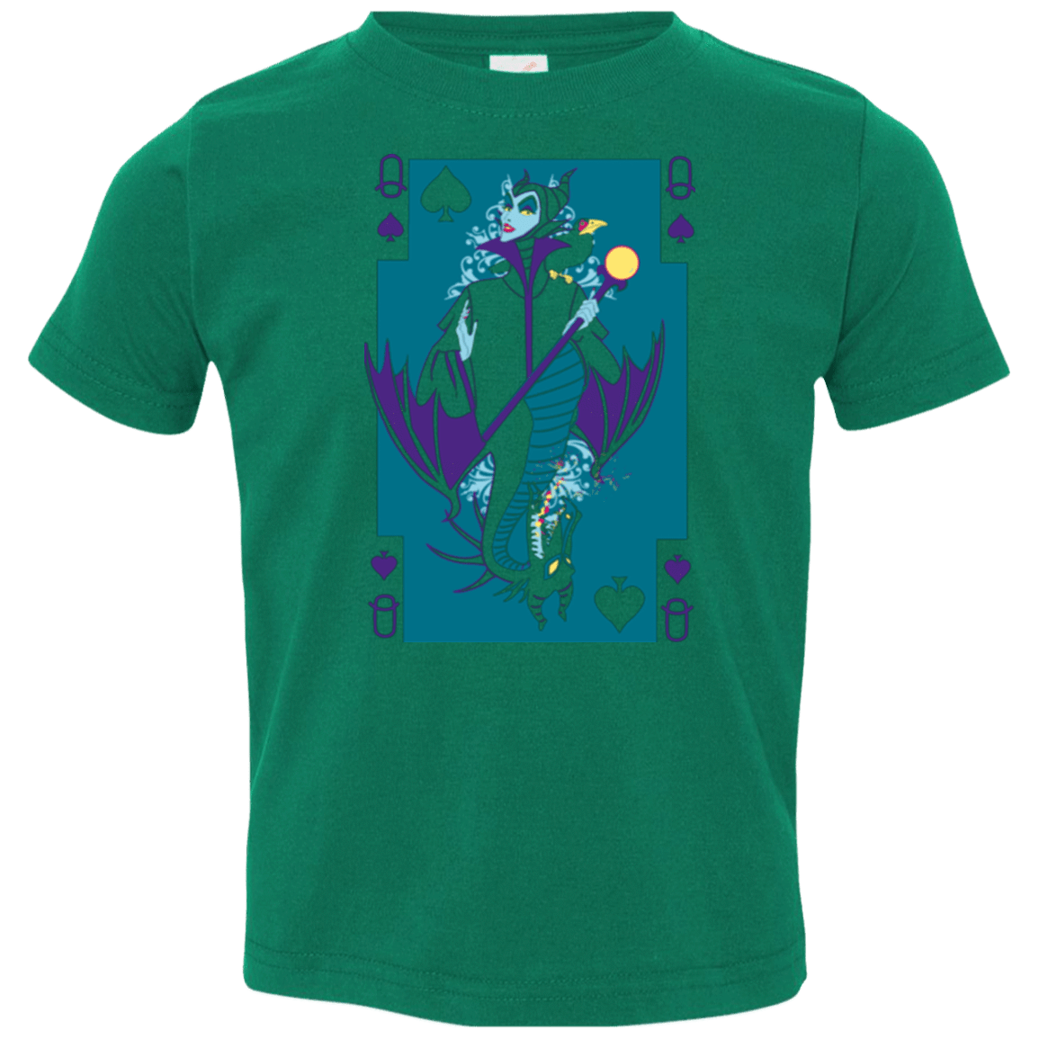 T-Shirts Kelly / 2T Maleficard Toddler Premium T-Shirt