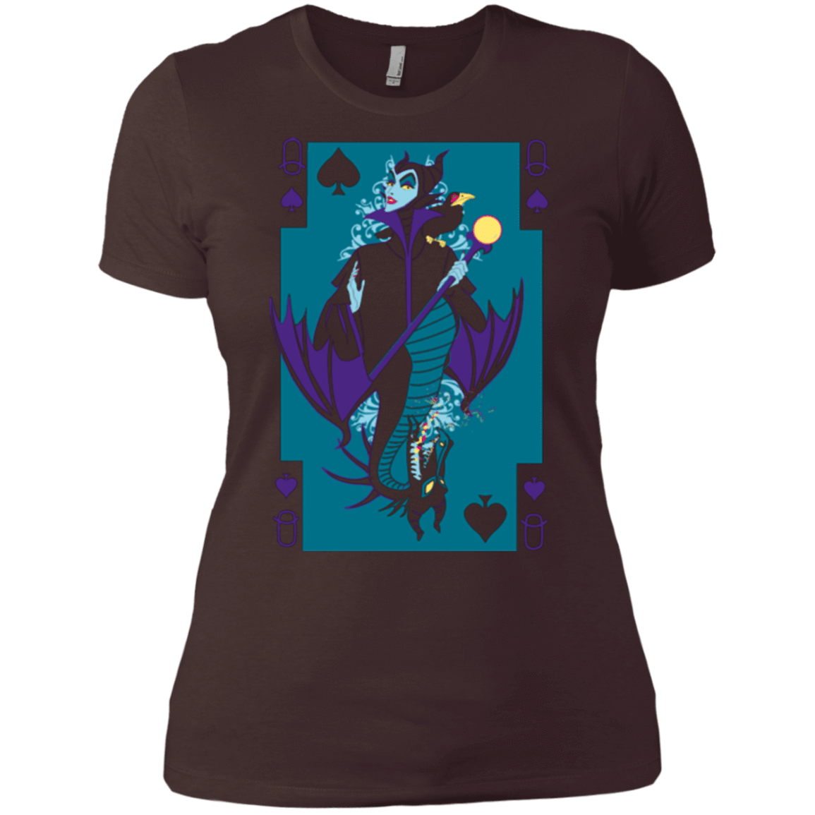 T-Shirts Dark Chocolate / X-Small Maleficard Women's Premium T-Shirt