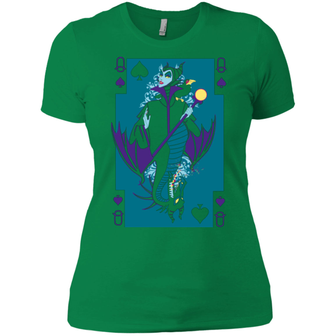T-Shirts Kelly Green / X-Small Maleficard Women's Premium T-Shirt