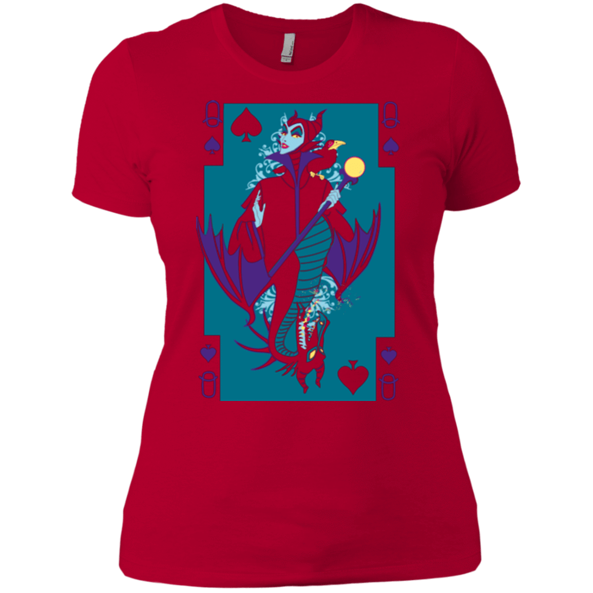 T-Shirts Red / X-Small Maleficard Women's Premium T-Shirt