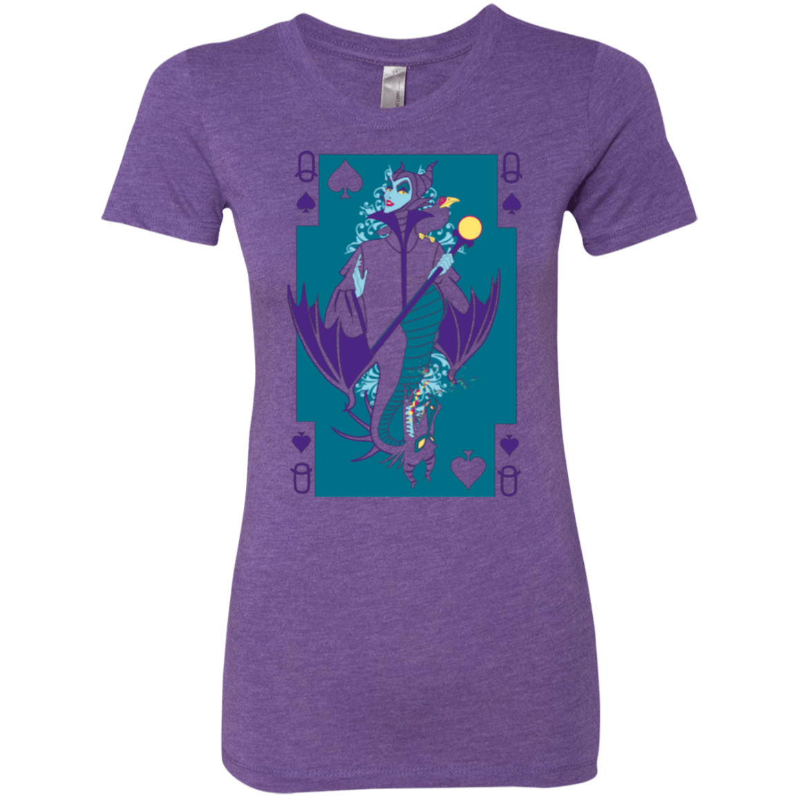 T-Shirts Purple Rush / Small Maleficard Women's Triblend T-Shirt