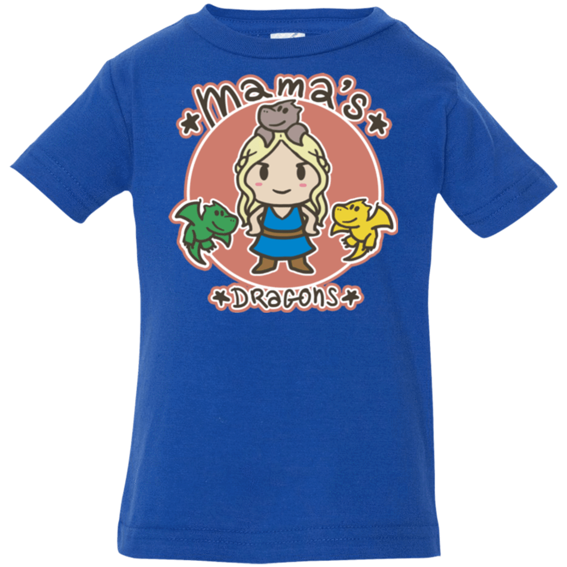 T-Shirts Royal / 6 Months Mamas Dragons Infant PremiumT-Shirt