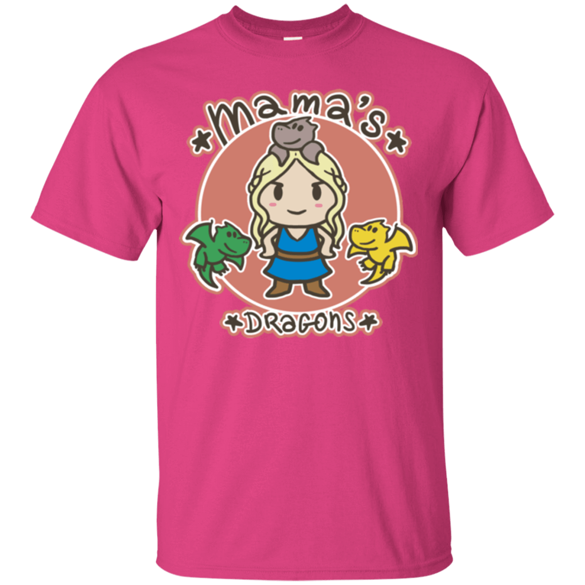 T-Shirts Heliconia / Small Mamas Dragons T-Shirt