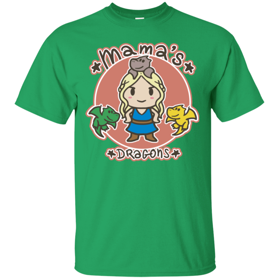 T-Shirts Irish Green / Small Mamas Dragons T-Shirt