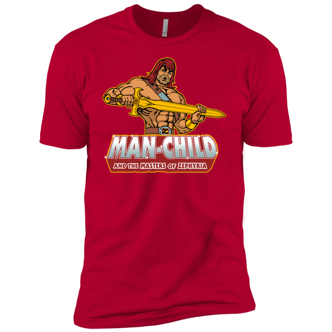 T-Shirts Red / YXS Man Child Boys Premium T-Shirt