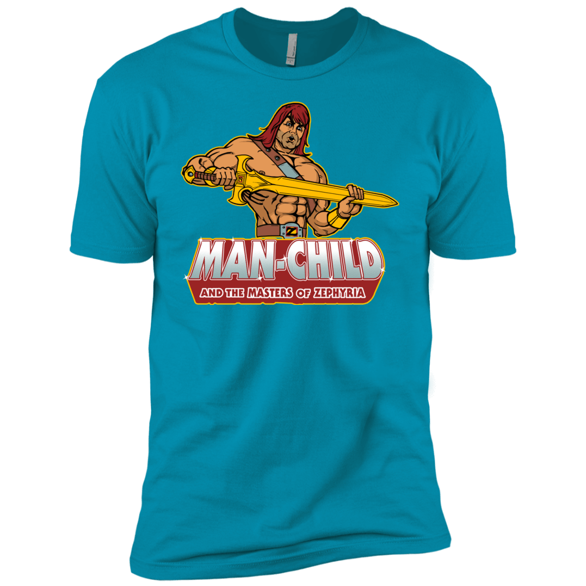 T-Shirts Turquoise / YXS Man Child Boys Premium T-Shirt
