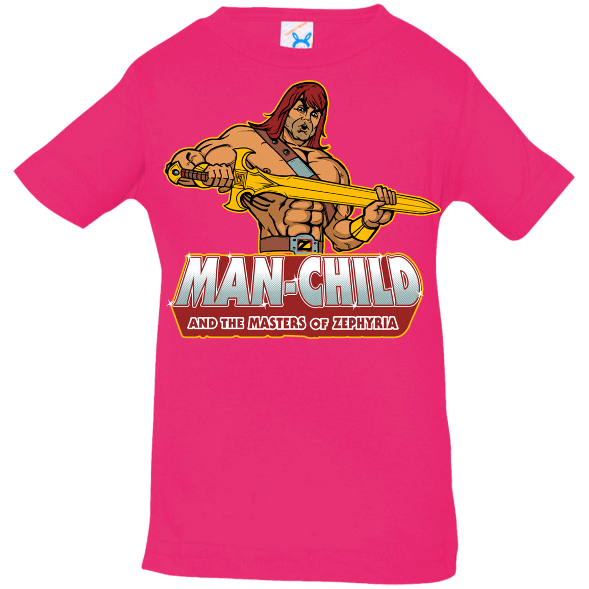 T-Shirts Hot Pink / 6 Months Man Child Infant Premium T-Shirt