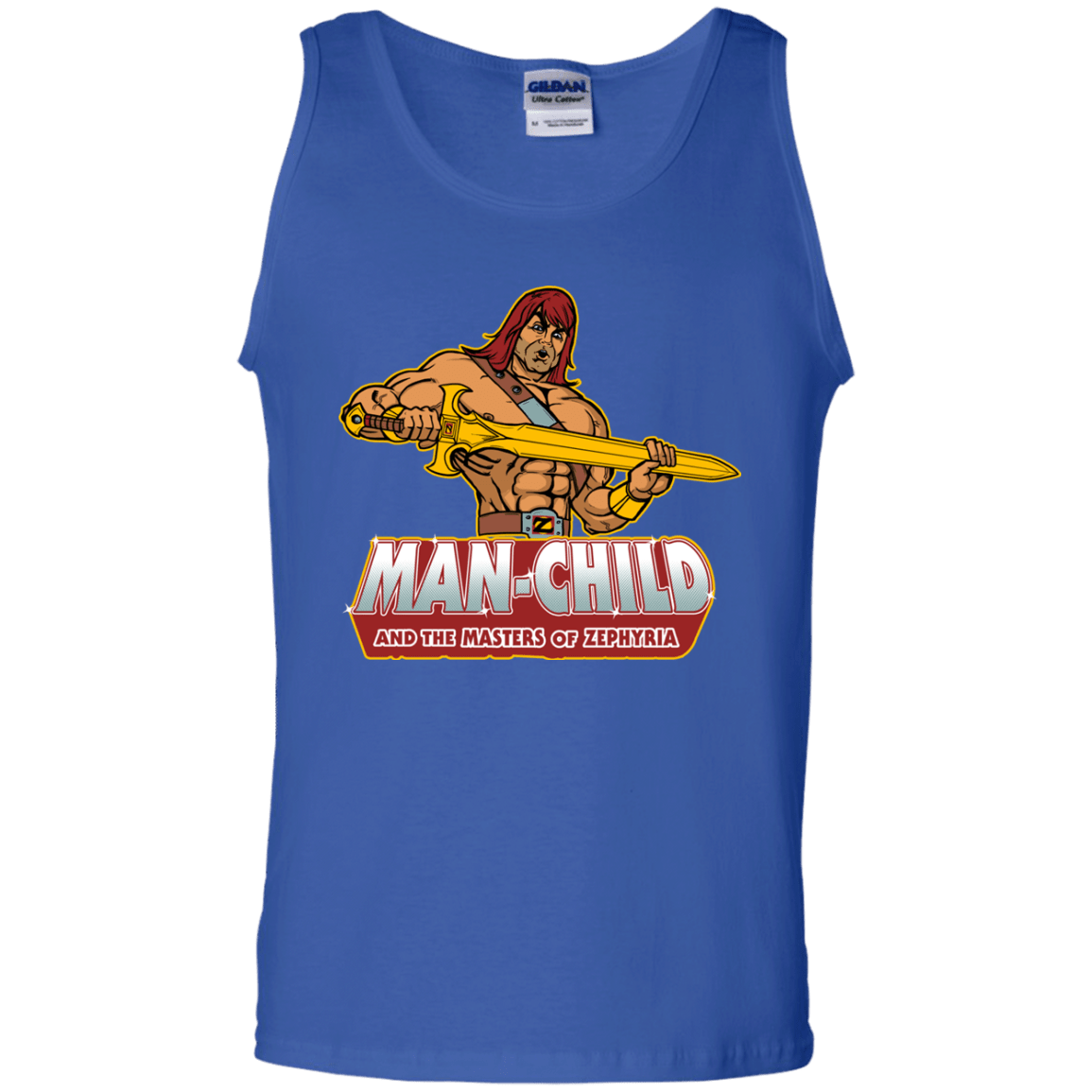 T-Shirts Royal / S Man Child Men's Tank Top