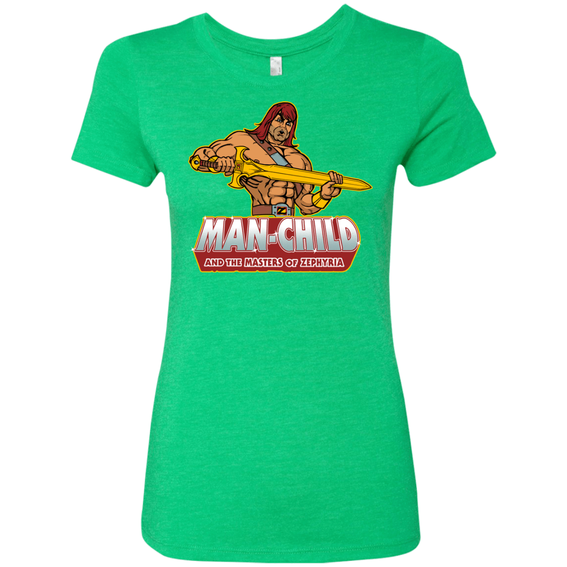 T-Shirts Envy / S Man Child Women's Triblend T-Shirt