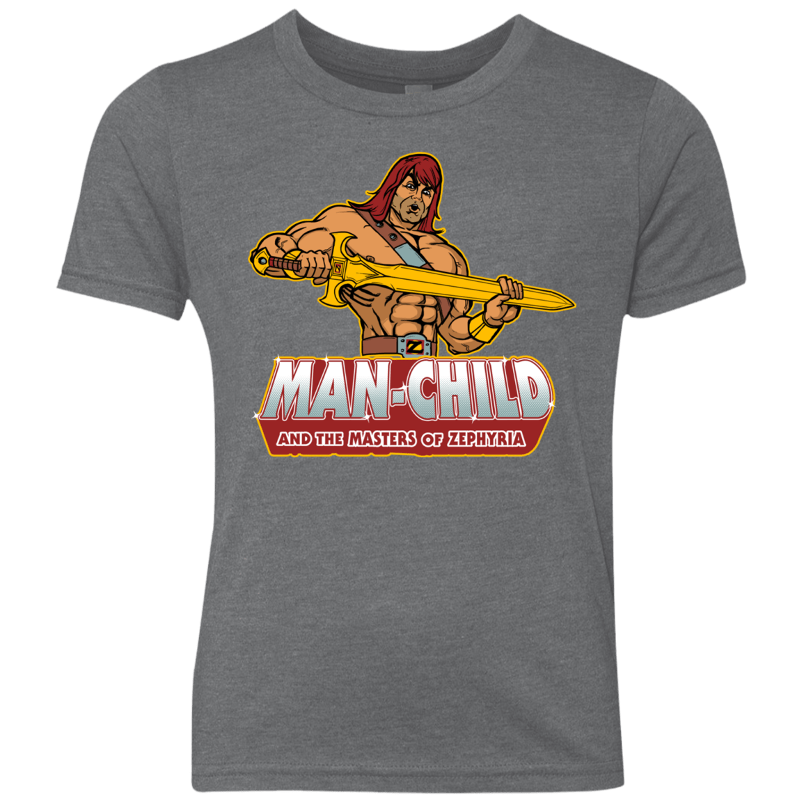 T-Shirts Premium Heather / YXS Man Child Youth Triblend T-Shirt