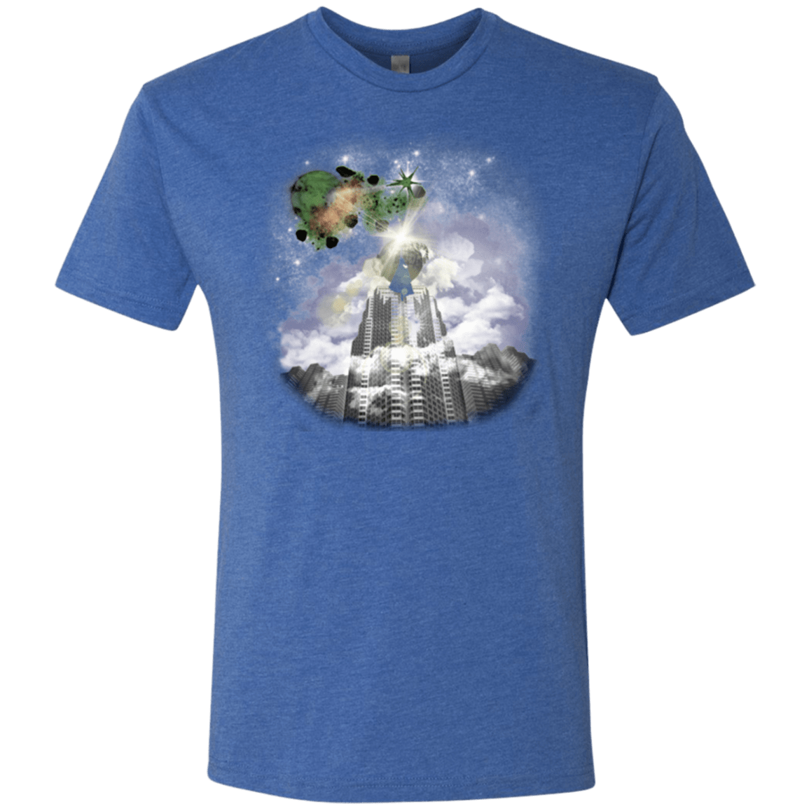 T-Shirts Vintage Royal / Small Man of Tomorrow Men's Triblend T-Shirt