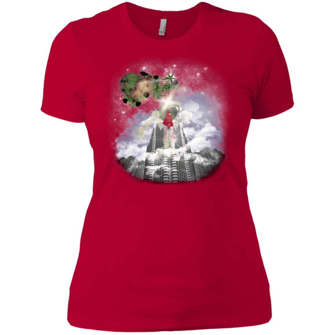 T-Shirts Red / X-Small Man of Tomorrow Women's Premium T-Shirt