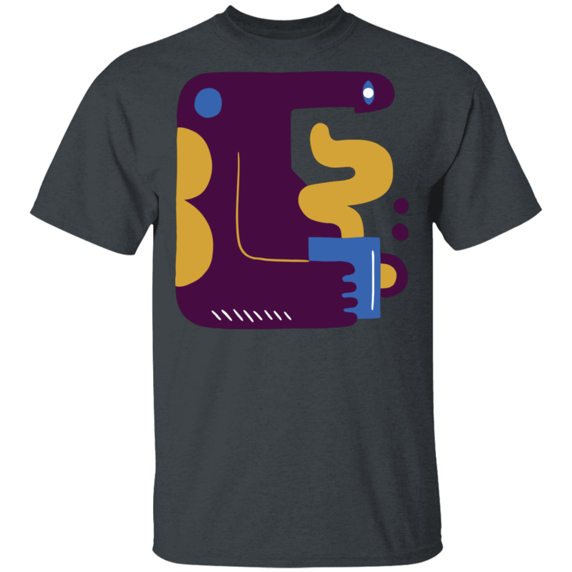 T-Shirts Dark Heather / S Man's Coffee T-Shirt