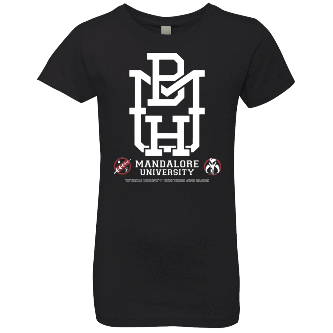 T-Shirts Black / YXS Mandalore U Girls Premium T-Shirt