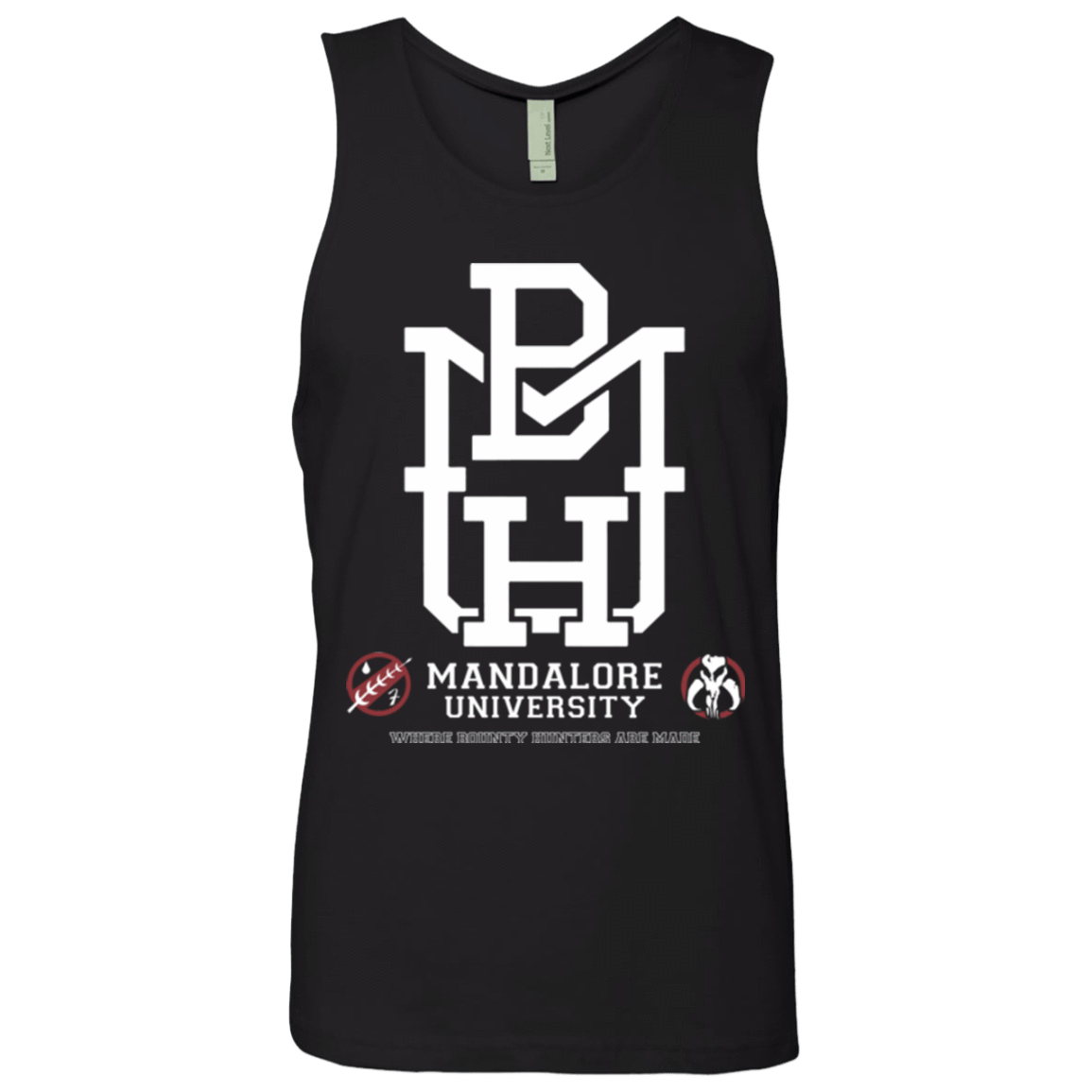 T-Shirts Black / Small Mandalore U Men's Premium Tank Top